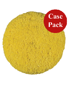 Presta Rotary Blended Wool Buffing Pad - Yellow Medium Cut - *Case of 12* 890142CASE