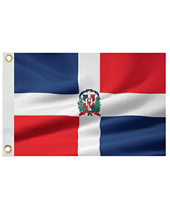 Taylor Made Taylor Made Dominican Republic Flag 12" X 18" Nylon 93070 73817