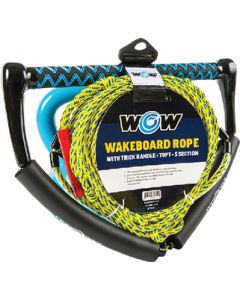 WOW WATERSPORTS WOW WAKE TRICK HANDLE AND ROPE WOW 22WRP4610