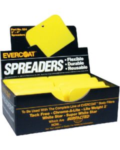 Evercoat 3  X 4  Spreaders - Bulk 72/Bx FIB 100524