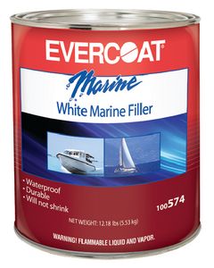 Evercoat White Marine Filler     Gallon FIB 100574
