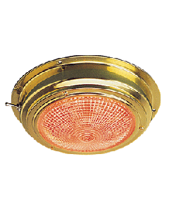 Sea-Dog Brass LED Day/Night Dome Light - 5" Lens 400358-1