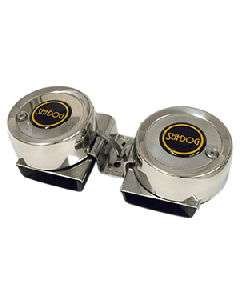 SEA DOG STAINLESS STEEL MINI COMPACT HORN - TWIN