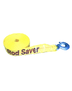 Rod Saver Heavy-Duty Winch Strap Replacement - Yellow - 2" x 20' WSY20