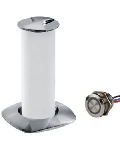 Sea-Dog Aurora Stainless Steel LED Pop-Up Table Light - 3W w/Touch Dimmer Switch 404610-3-403061-1