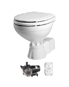Johnson Pump AquaT Toilet Electric Compact - 12V w/Pump 80-47231-01