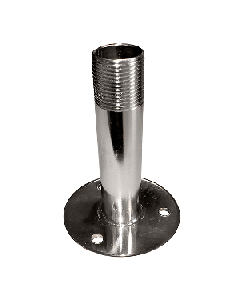 Sea-Dog Fixed Antenna Base 4-1/4" Size w/1"-14 Thread Formed 304 Stainless Steel 329515