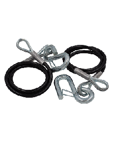 C.E. Smith Safety Cables - 5000lb Capacity - PVC Coated - Pair 16672A
