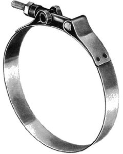 Shields 3 1/2In T Bolt Band Clamp SHI 7203120