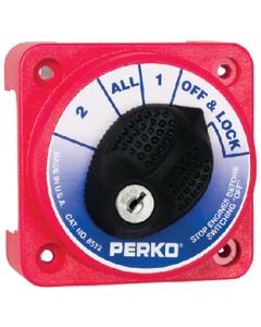 Perko Compact Battery Switch W/Lock PKO 8512DP