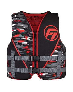 FULL THROTTLE YOUTH RAPID DRY LIFE JACKET - RED/BLACK 142100-100-002-22
