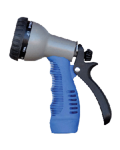HOSECOIL RUBBER TIP NOZZLE W/9 PATTERN ADJUSTABLE SPRAY HEAD WN515