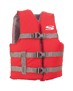 STEARNS CLASSIC YOUTH LIFE JACKET RED 50-90 LBS 2159436