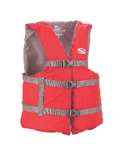 STEARNS CLASSIC SERIES ADULT RED UNIVERSAL LIFE JACKET 2159438