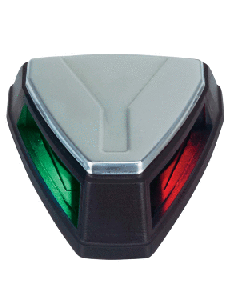 Perko 12V LED Bi-Color Navigation Light - Black/Stainless Steel