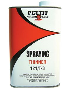 Pettit 121/T-8 Spraying Thinner-Quart PET 121Q