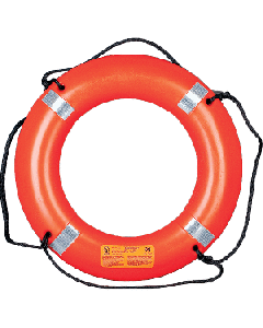 MUSTANG 30" RING BUOY WITH REFLECTIVE TAPE ORANGE MRD030-2-0-311