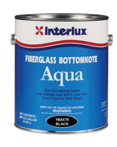 Interlux Fbrglas Bottomkote Aqua Blk Qt INT YBA579Q