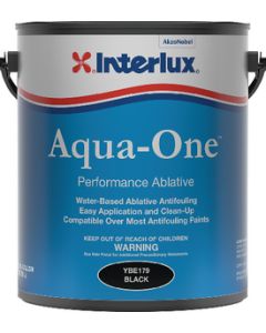 Interlux Yacht Finishes And Nautical Paint Aqua-One Black Quart Int Ybe179Q