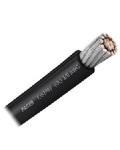 PACER BLACK 3/0 AWG BATTERY CABLE SOLD BY THE FOOT WUL3/0BK-FT