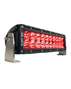 BLACK OAK 10" PREDATOR RED LED DOUBLE ROW LIGHT BAR 10R-D3OS