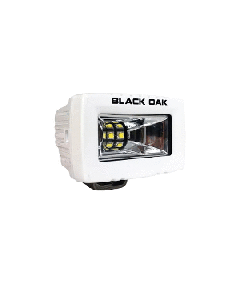 BLACK OAK 2" MARINE SPREADER LIGHT SCENE WHITE 2-MS-S
