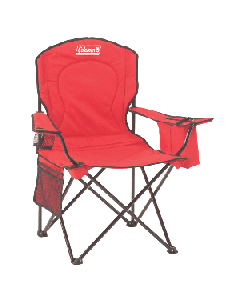COLEMAN COOLER QUAD CHAIR RED