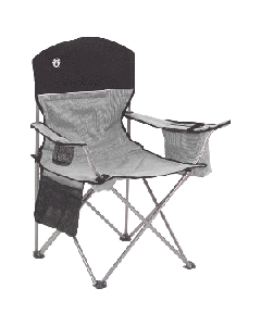 COLEMAN COOLER QUAD CHAIR GREY AND BLACK