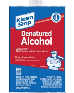 Klean Strip Denatured Alcohol Qt @4 KSP QSL26W