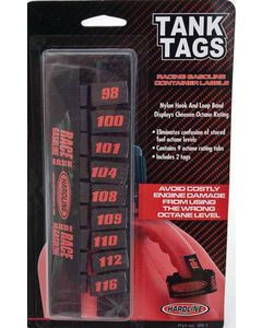 Hardline Products Tank Tags -Band- Octane Hrd Rb1