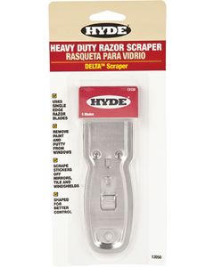 Hyde Tools Hd Glass Scraper W/5 Blades Hyt 13050