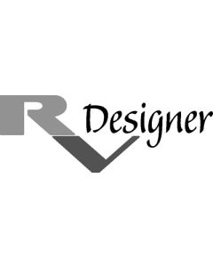 Rv Designer Deluxe Cable Hatch Round Blk Rvd B113