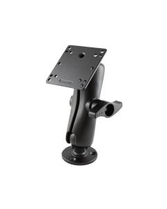 RAM Mounts 4.75" Square Base VESA 75mm & 100mm Hole Patterns with Surface Mount - 2.25" Rubber Ball  D Size
