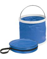 Camco Collapsible Bucket Blue&White CAC 42993