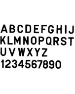 Bernard Engraving Letter Black 3In Stick On Ingi BER PS30BG