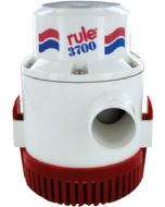 Rule 14A-6UL 3700 GPH 12V 15.5 Amp High Capacity Manual Bilge Pump with 6' Leads RUL-14A6UL