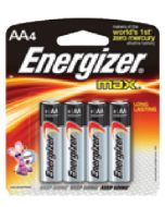 Eveready Battery Battery Aa Energizer 4/Cd  @12 EVR E91BP4