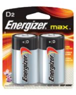 Eveready Battery Battery D Energizer 2/Cd   @12 EVR E95BP2