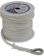 Sea-Dog Twisted Nylon Anchor Line  3/8" X 100' White SDG 301110100WH1