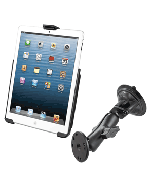 RAM Mount Suction Cup Mount w/Apple iPad mini EZ-ROLL'R Cradle RAM-B-166-202U-AP14U