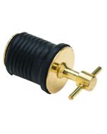 Seachoice Drain Plug-1 Twist-Brass SCP 18801