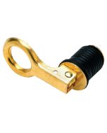 Seachoice Drain Plug-1  Snap Lock-Brass SCP 18821