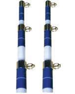 Seachoice Tele Outrigr Pole-15'Wht/Blu SCP 88201
