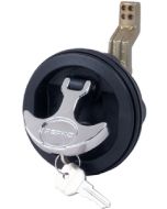 Perko T  Handle Flush Lock-Black PKO 1091DP1BLK