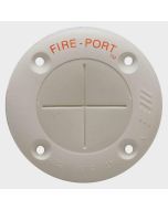 Marine East Boat Fire Port 165016 3 x 3/4 In White Plastic Rubber