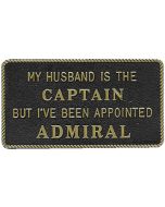 Bernard Engraving My Husband Is The Captain But BER FP020