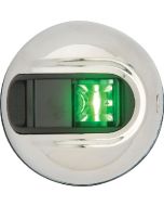 Attwood LightArmor LED Vertical Surface Mount Starboard Side Light Round ATT-NV3012SSG7