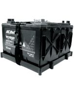 T-H Marine Dual Battery Tray W/Polystrap THM DBH27PDP