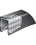 Taco Metals 1/4 X 25' Flex Trim Black TAC V301008B251
