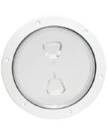 Beckson Marine 4 White Screw-In Dp W/Clr Ctr BEC DP40WC